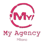 Agenzia moda Milano model agency | Casting e provini per modelle, fotomodelle, attrici, attori | Moda, film, cinema, pubblicità, spettacolo e televisione | Immagine logo fucsia 150